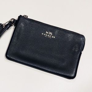 Coach Corner Zip Wristlet
